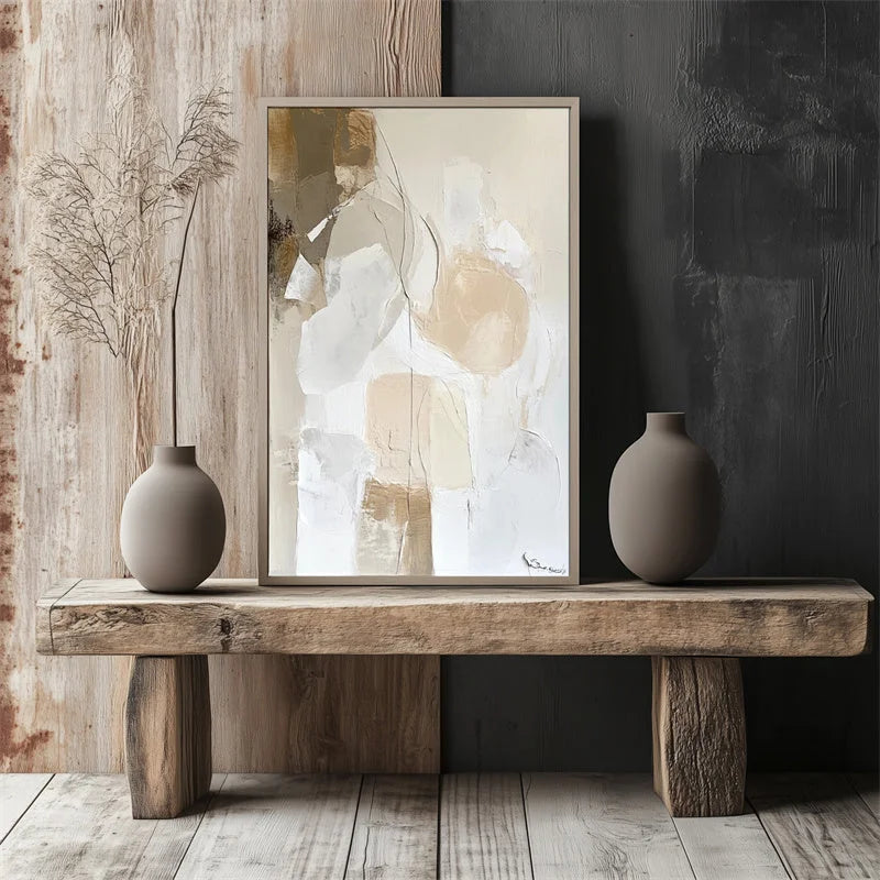 Multicolor Earthly Flow Canvas Painting For Home Decoration - Artwallpainting