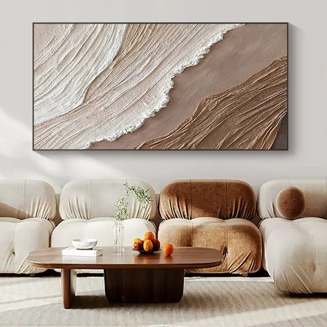 Multicolor Earthly Harmony Abstract Art - Artwallpainting