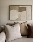 Multicolor Earthy Balance-Modern Minimalist Earthy Geometric Patterned Wall Art - Artwallpainting