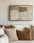 Multicolor Earthy Balance-Modern Minimalist Earthy Geometric Patterned Wall Art - Artwallpainting