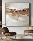 Multicolor Earthy Texture And Soft Tones 1 - Minimalist Abstract Painting - Artwallpainting