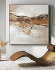 Multicolor Earthy Texture And Soft Tones 1 - Minimalist Abstract Painting - Artwallpainting