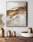 Multicolor Earthy Texture And Soft Tones 2 - Textured Abstract Painting - Artwallpainting