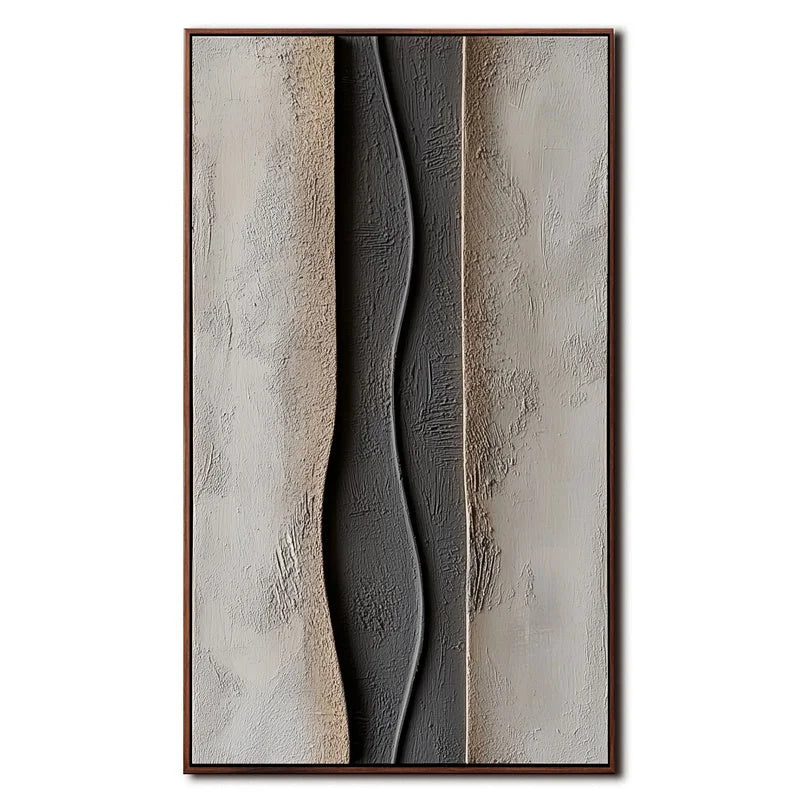 Multicolor Ebb And Flow Vertical Canvas - Artwallpainting