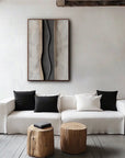 Multicolor Ebb And Flow Vertical Canvas - Artwallpainting