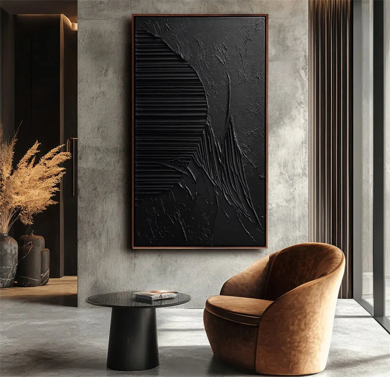 Multicolor Ebony Horizon Abstract Art - Artwallpainting