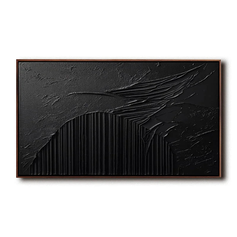 Multicolor Ebony Horizon Abstract Art - Artwallpainting