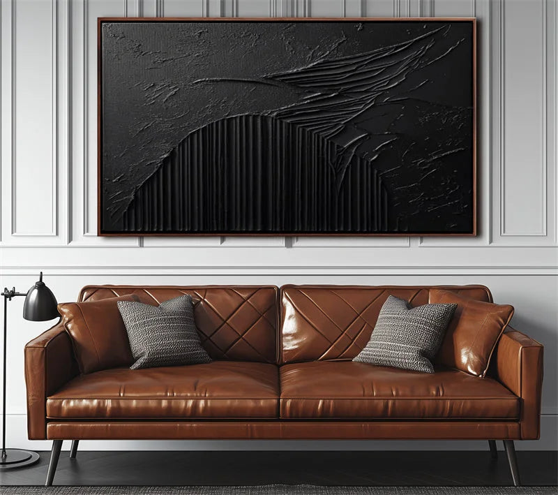 Multicolor Ebony Horizon Abstract Art - Artwallpainting