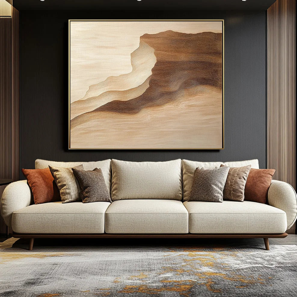 Multicolor Echoes Of Earth Canvas Painting For Home Decoration - Artwallpainting
