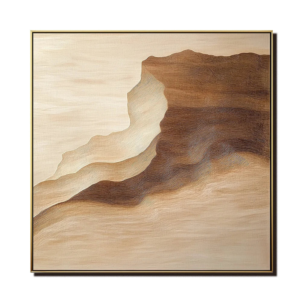 Multicolor Echoes Of Earth Canvas Painting For Home Decoration - Artwallpainting