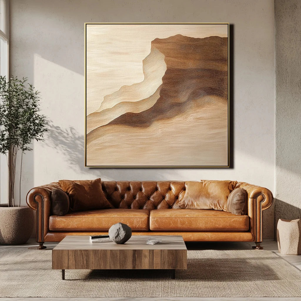Multicolor Echoes Of Earth Canvas Painting For Home Decoration - Artwallpainting