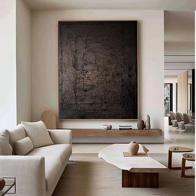 Multicolor Echoes Of Shadow - Minimalist Abstract Texture Art - Artwallpainting