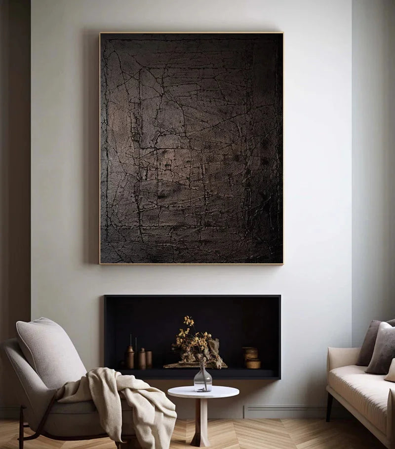 Multicolor Echoes Of Shadow - Minimalist Abstract Texture Art - Artwallpainting