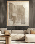 Multicolor Echoes Of Structure - Textured Canvas - Artwallpainting