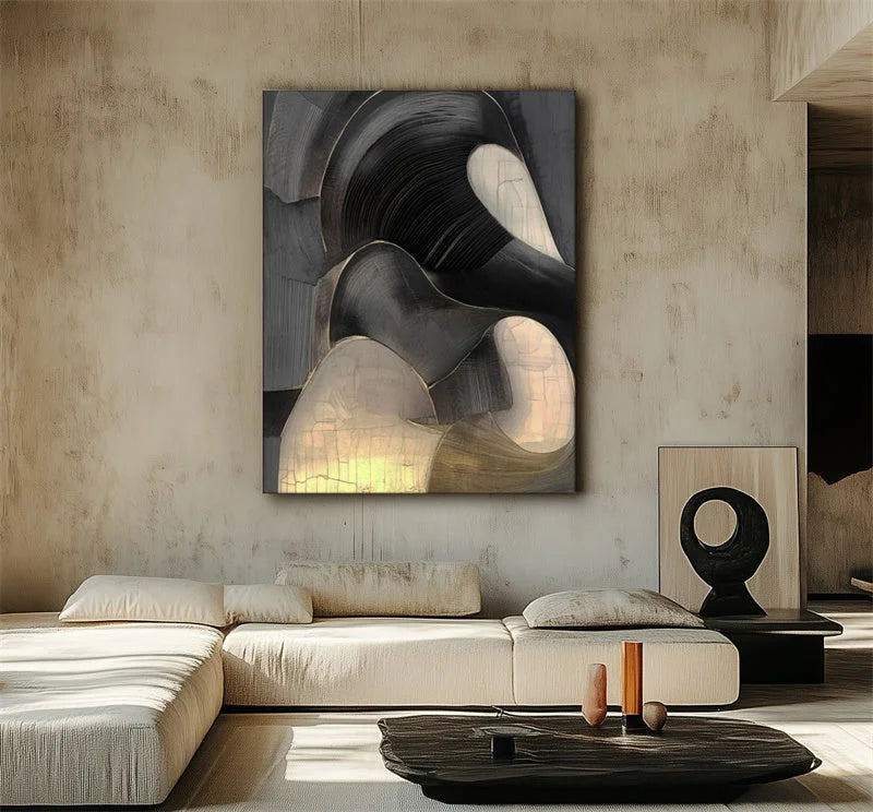 Multicolor Eclipse Canvas Painting For Home Decoration - Artwallpainting