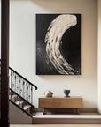 Multicolor Eclipse Flow Abstract Textured Canvas Art - Artwallpainting