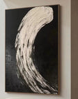 Multicolor Eclipse Flow Abstract Textured Canvas Art - Artwallpainting
