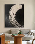 Multicolor Eclipse Flow Abstract Textured Canvas Art - Artwallpainting