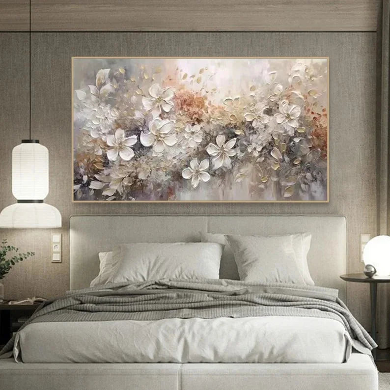 Multicolor Elegant Bloom Symphony Canvas - Artwallpainting