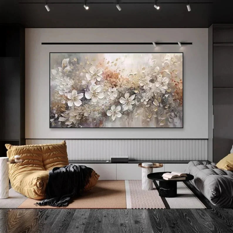 Multicolor Elegant Bloom Symphony Canvas - Artwallpainting
