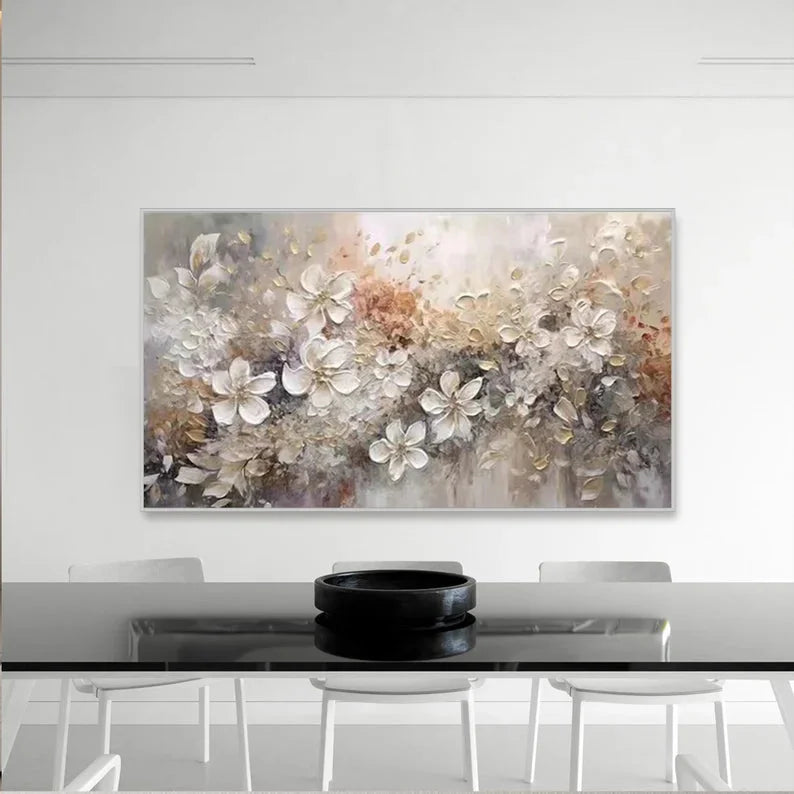 Multicolor Elegant Bloom Symphony Canvas - Artwallpainting
