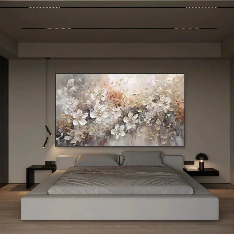 Multicolor Elegant Bloom Symphony Canvas - Artwallpainting
