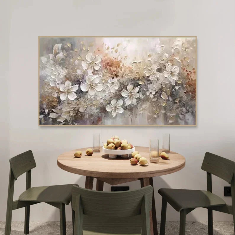 Multicolor Elegant Bloom Symphony Canvas - Artwallpainting