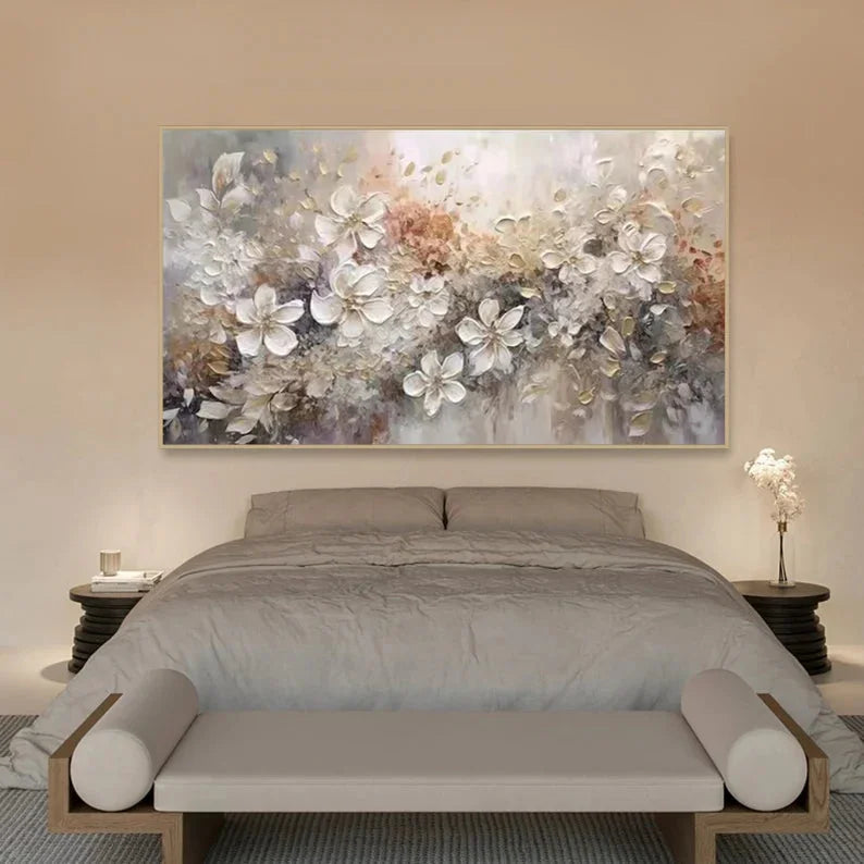Multicolor Elegant Bloom Symphony Canvas - Artwallpainting