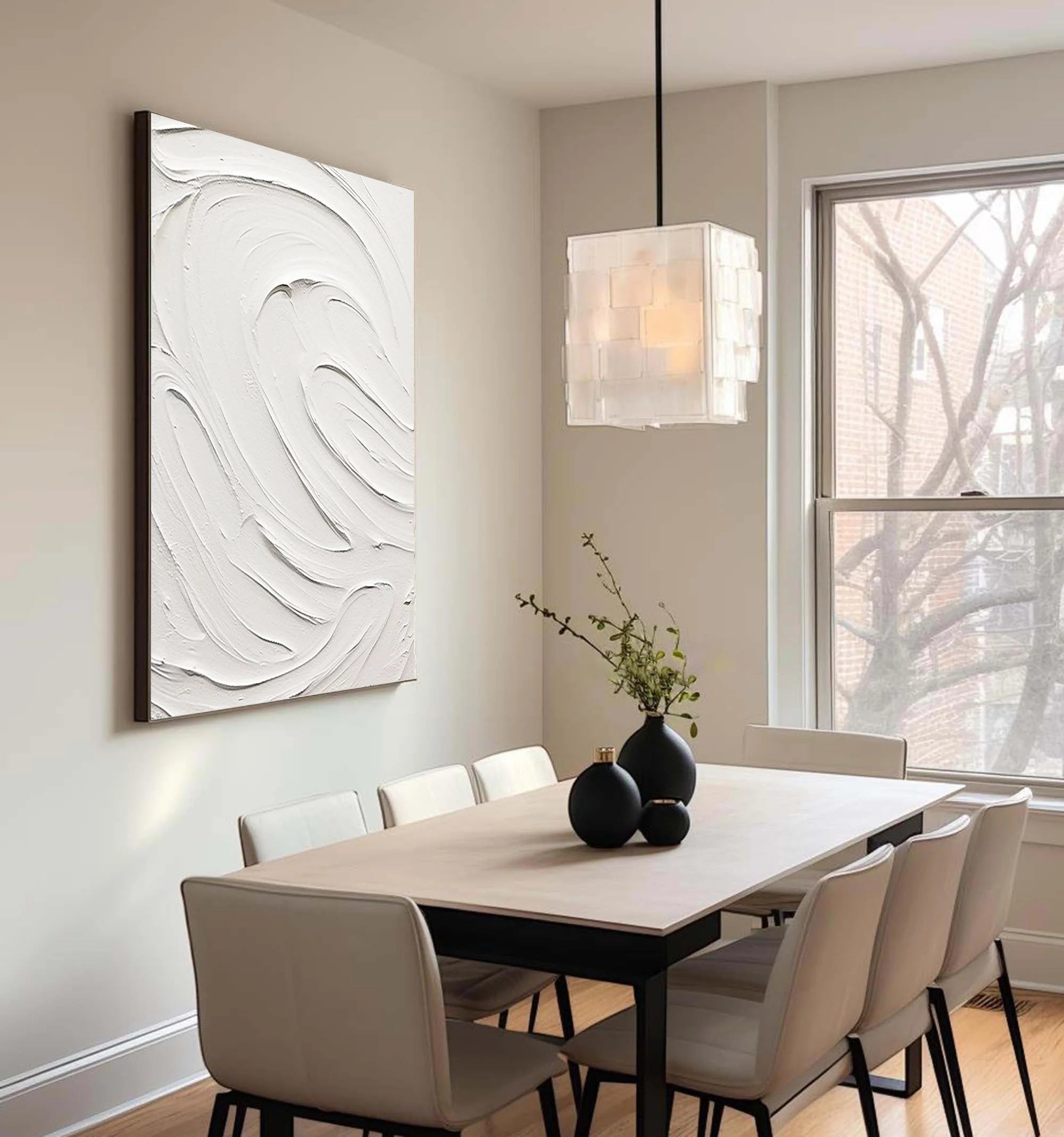 Multicolor Elegant Minimalist Textured Abstract Art For Modern Spaces - Artwallpainting