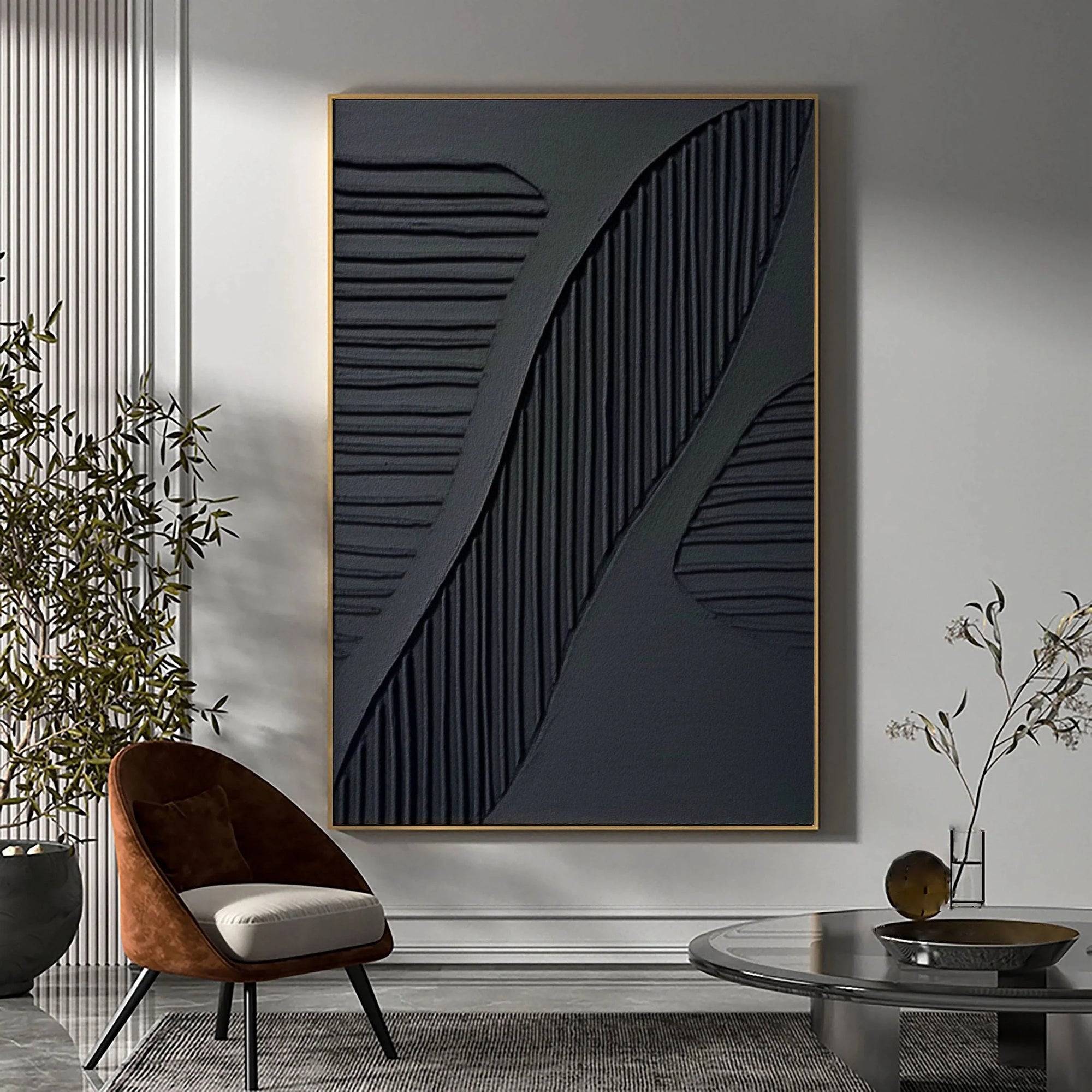 Multicolor Elegant Textured Abstract Wall Art - Artwallpainting
