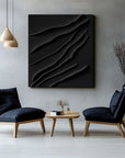 Multicolor Elegant Waves Textured Art - Artwallpainting
