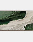 Multicolor Emerald Shoreline Canvas Art - Artwallpainting