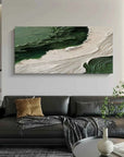 Multicolor Emerald Shoreline Canvas Art - Artwallpainting