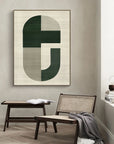 Multicolor Equilibrium Modern Geometric Canvas Wall Art - Artwallpainting