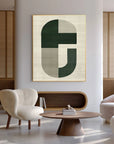 Multicolor Equilibrium Modern Geometric Canvas Wall Art - Artwallpainting