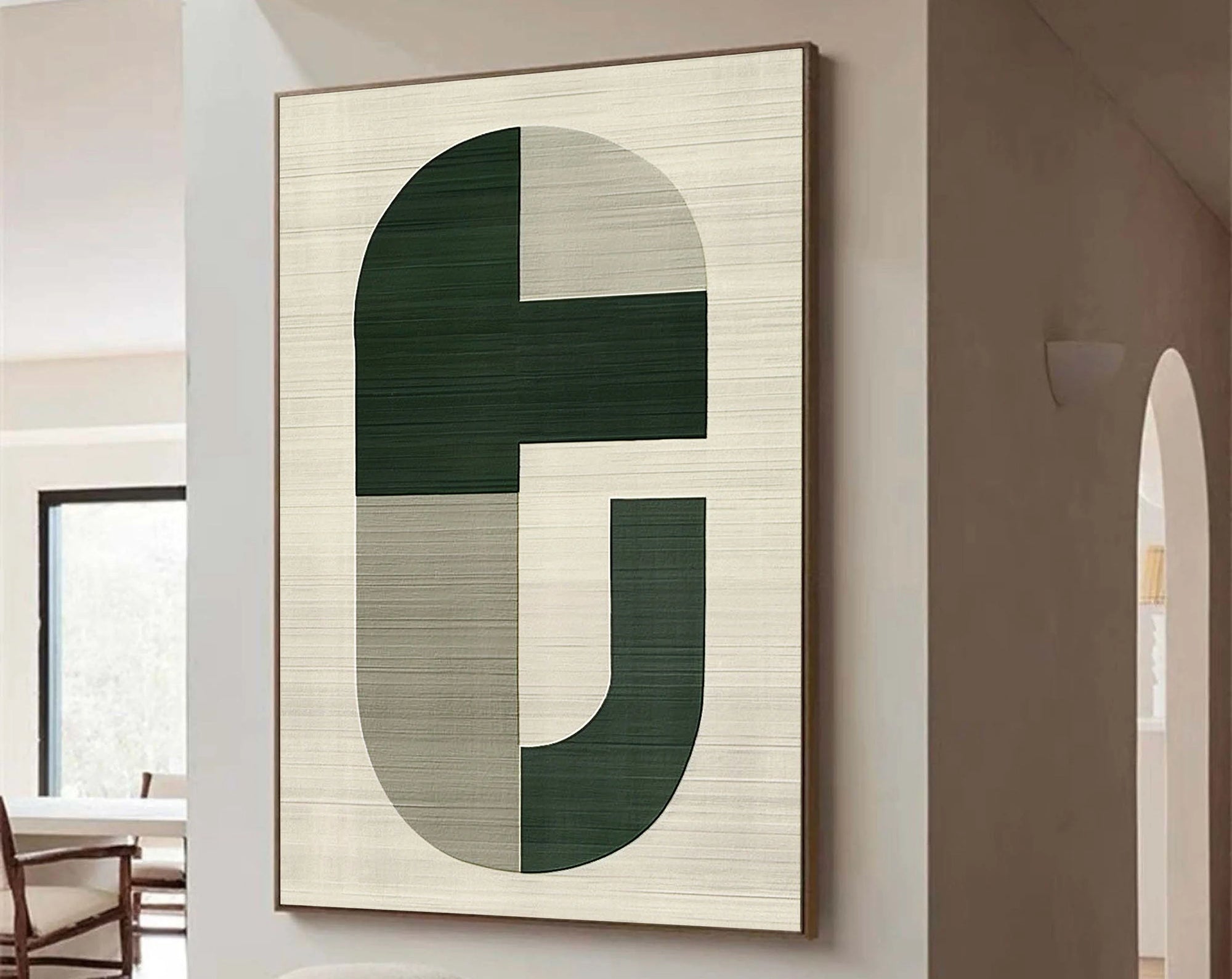 Multicolor Equilibrium Modern Geometric Canvas Wall Art - Artwallpainting