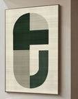 Multicolor Equilibrium Modern Geometric Canvas Wall Art - Artwallpainting