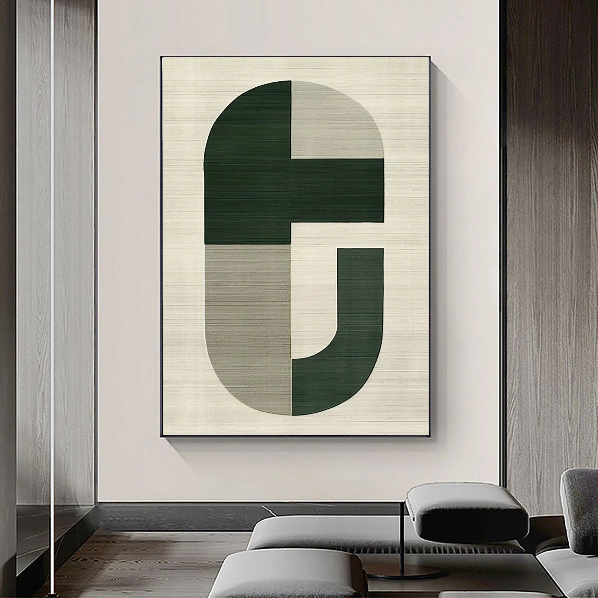 Multicolor Equilibrium Modern Geometric Canvas Wall Art - Artwallpainting