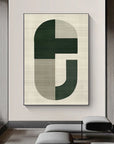 Multicolor Equilibrium Modern Geometric Canvas Wall Art - Artwallpainting