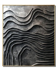 Multicolor Erosion Of Time Canvas Painting For Home Decoration - Artwallpainting