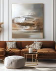 Multicolor Eternal Horizons-Modern Minimalist Warm Brown Natural Abstract Oil Painting Wall Art - Artwallpainting