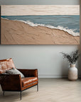 Multicolor Eternal Shoreline-Horizontal Beach Abstract Thick-Painted Wall Art - Artwallpainting