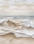 Multicolor Eternal Waves-Modern Minimalist Ocean Texture Wall Art - Artwallpainting