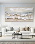 Multicolor Eternal Waves-Modern Minimalist Ocean Texture Wall Art - Artwallpainting