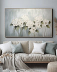 Multicolor Ethereal Bloom - Textured Floral Canvas - Artwallpainting