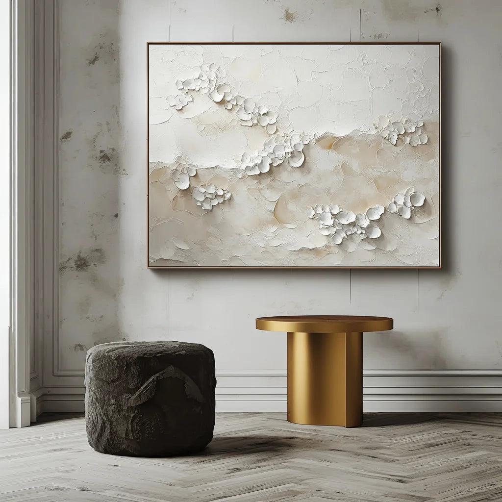 Multicolor Ethereal Blossoms 3D Flower Abstract Painting - Artwallpainting