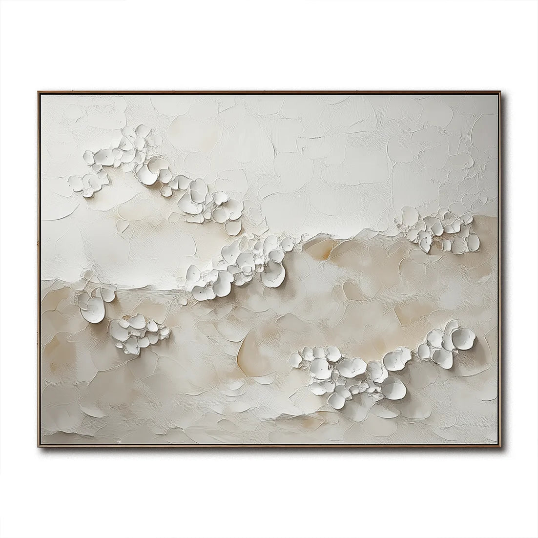 Multicolor Ethereal Blossoms 3D Flower Abstract Painting - Artwallpainting