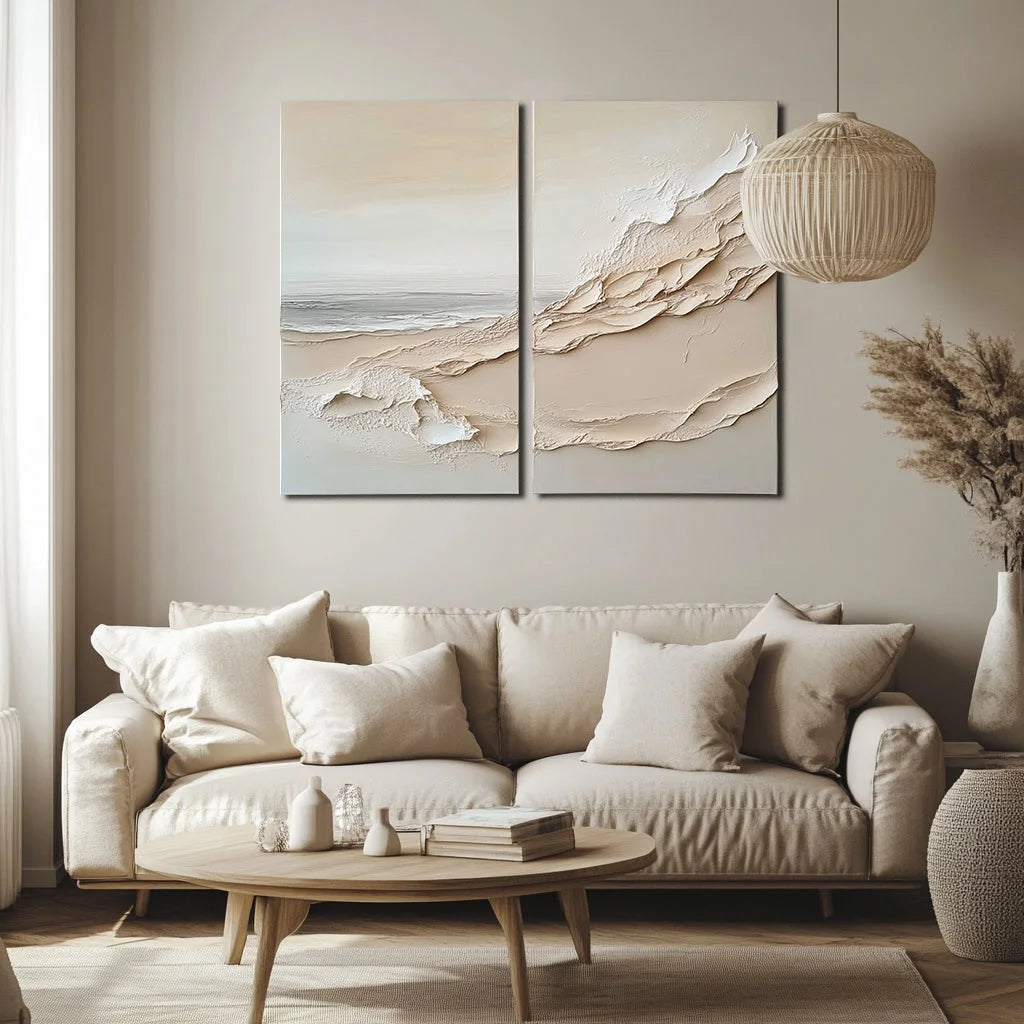 Multicolor Ethereal Horizons Canvas Set - Artwallpainting