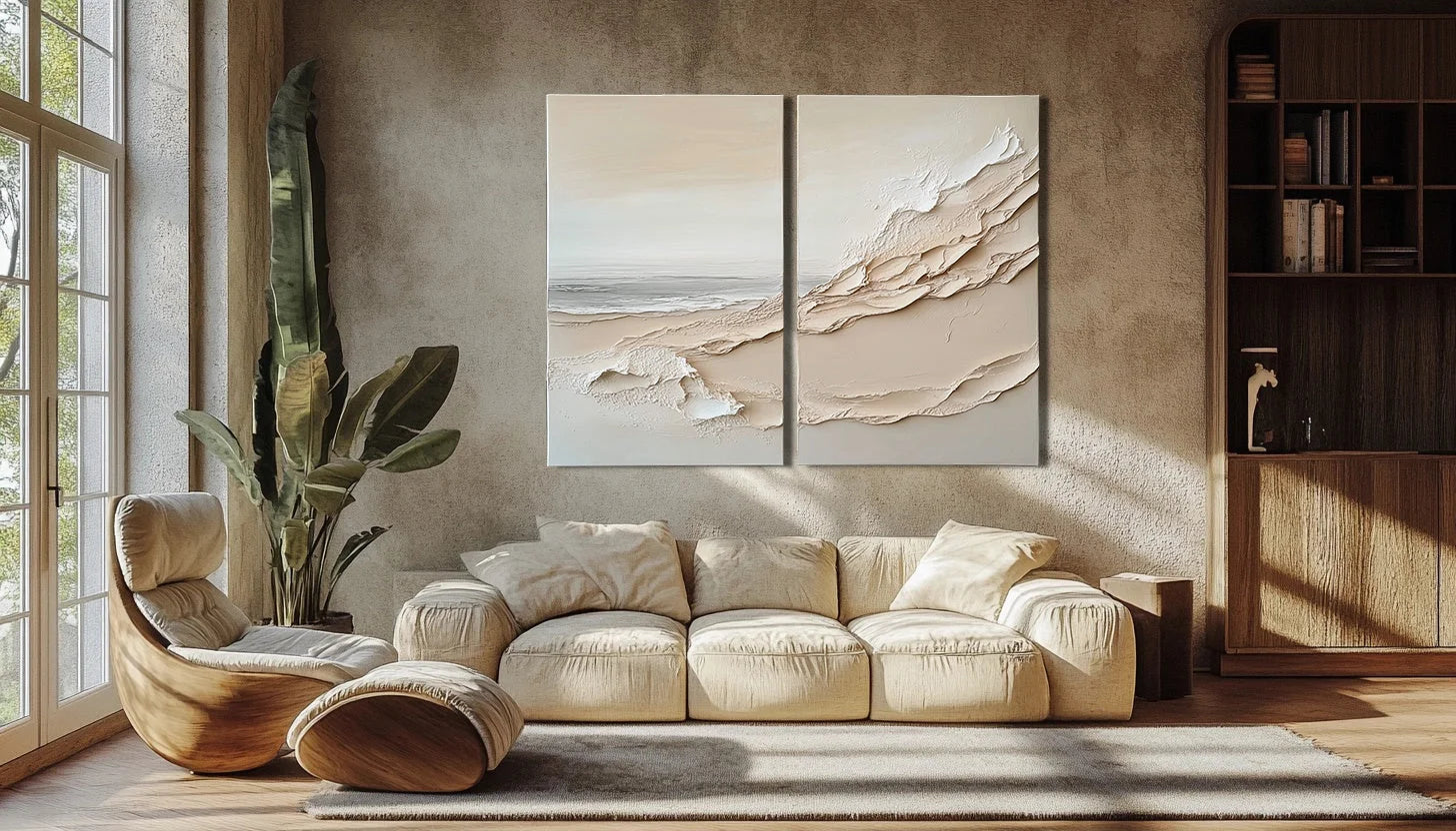 Multicolor Ethereal Horizons Canvas Set - Artwallpainting