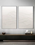 Multicolor Ethereal Peaks Diptych Set Of 2 - Artwallpainting